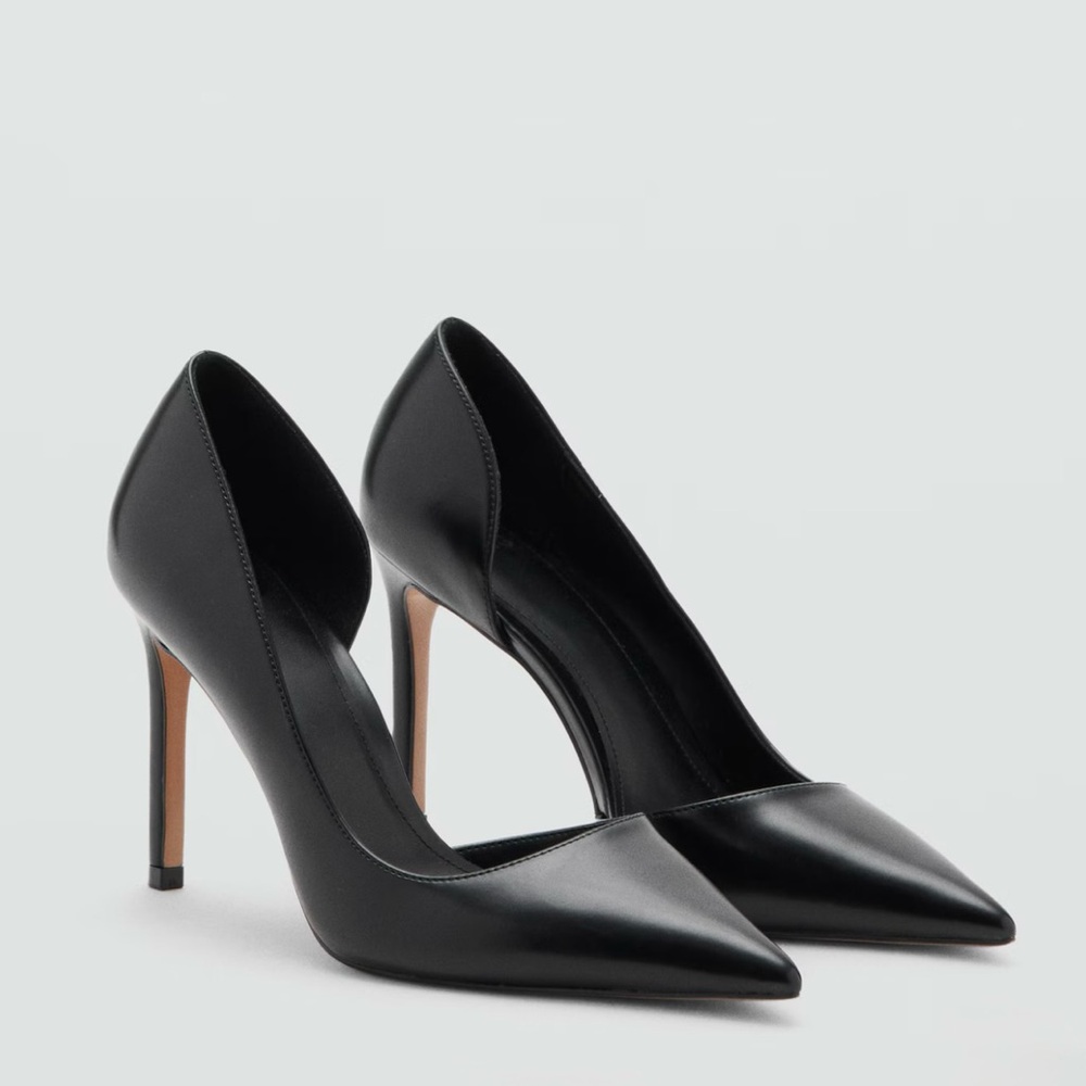 Mango Black Stiletto Heels